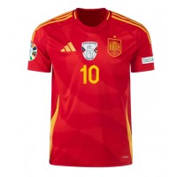 Camisa de time de futebol Espanha Dani Olmo #10 Replicas 1º Equipamento Europeu 2024 Manga Curta